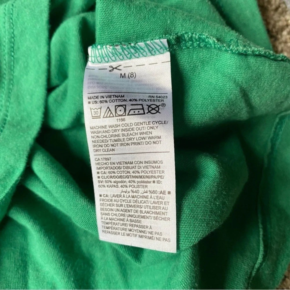 Old Navy Boys medium Two Toned Raglan-Sleeve Baseball Tee​​ - Picture 5 of 6